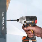 WORX WX261.9C 20Volt/2.0Ah Li-ion Tek Akülü 260Nm Kömürsüz Profesyonel Darbeli Tornavida - Görsel 10
