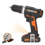 WORX WX370.1 20Volt/2.0Ah. Li-ion Çift Akülü Profesyonel Şarjlı Darbeli Matkap - Görsel 2