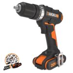 WORX WX370.1 20Volt/2.0Ah. Li-ion Çift Akülü Profesyonel Şarjlı Darbeli Matkap - Görsel 3