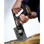 WORX WX390.9 20Volt 1.2J Profesyonel SDS-Plus Pnömatik Şarjlı Matkap + 8 Adet Uç + Mandren (Akü Dahil Değildir) - Görsel 4