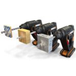 WORX WX394.3 20Volt 2.0Ah. Li-ion 1.5J Profesyonel SDS-Plus Pnömatik Şarjlı Matkap + 9 Adet Uç + Mandren - Görsel 10