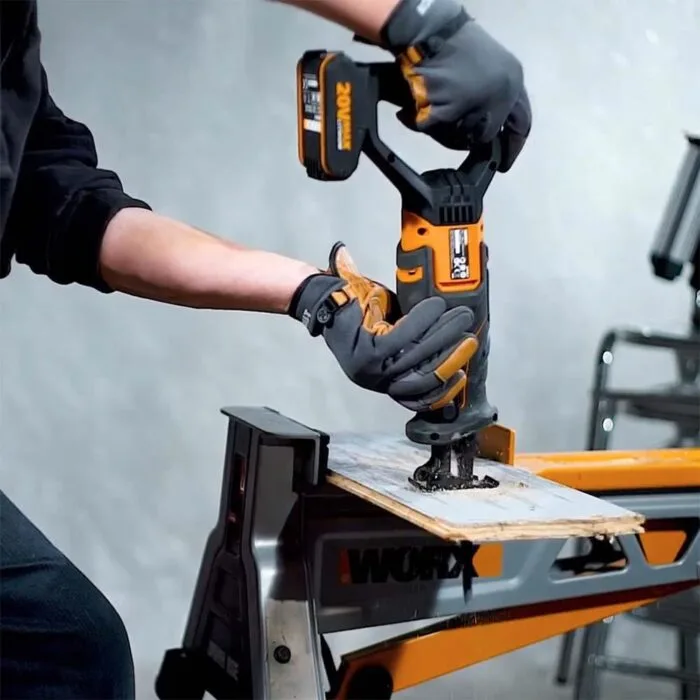 WORX WX500.9 20Volt Profesyonel Tilki Kuyruğu Testere (Akü Dahil Değildir) - Görsel 7