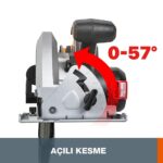 WORX WX520.9 20Volt 190mm Kömürsüz Profesyonel Şarjlı Daire Testere (Akü Dahil Değildir) - Görsel 10