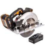 WORX WX520.9C 20Volt 2.0Ah. Li-ion 190mm Kömürsüz Profesyonel Tek Akülü Şarjlı Daire Testere - Görsel 2