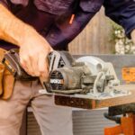 WORX WX531 20Volt 2.0Ah. Li-ion 120mm Kömürsüz Profesyonel Çok Amaçlı Daire Testere - Görsel 4