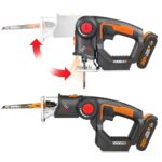 WORX WX550 20Volt 2.0Ah. Li-ion Profesyonel Dekupaj ve Tilki Kuyruğu Testere - Görsel 2