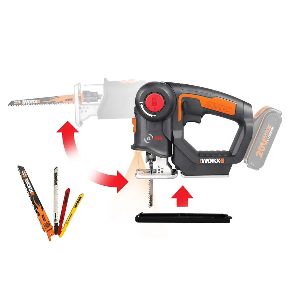 worx-wx550-9-20volt-profesyonel-dekupaj-ve-tilki-kuyrugu-testere-aku-dahil-degildir-13989 WORX WX550.9 20Volt Profesyonel Dekupaj ve Tilki Kuyruğu Testere (Akü Dahil Değildir) - Görsel 1