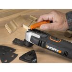 WORX WX686 250Watt Profesyonel Çok Amaçlı Devir Ayarlı Kesme Raspalama ve Zımpara + 19 Adet Aksesuar - Görsel 10