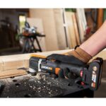 WORX WX696 20Volt 2.0Ah. Li-ion Profesyonel Çok Amaçlı Devir Ayarlı Şarjlı Kesme, Raspalama ve Zımpara - Görsel 5