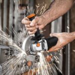 WORX WX718 900Watt 125mm Profesyonel Avuç Taşlama - Görsel 4