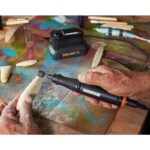 WORX WX739.9 MAKERX 20Volt Kömürsüz Profesyonel Gravür Makinesi + 19 Aksesuar (Akü Dahil Değildir) - Görsel 8