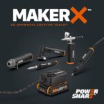 WORX WX744.9 MAKERX 20Volt Profesyonel Dijital Lehim Tabancası + 12 Aksesuar (Akü Dahil Değildir) - Görsel 10