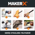 WORX WX747.9 MAKERX 20Volt Kömürsüz Profesyonel Mini Üfleyici (Akü Dahil Değildir) - Görsel 4