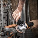 WORX WX800 20Volt 2.0 Ah. Li-ion Çift Akülü 115mm Profesyonel Şarjlı Avuç Taşlama - Görsel 4