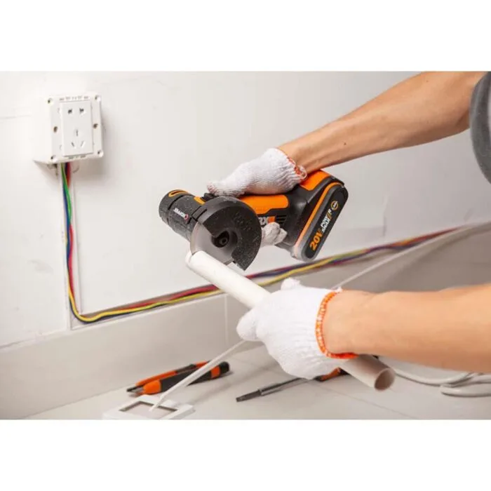 WORX WX801 20Volt 2.0Ah. Li-ion Profesyonel Şarjlı Mini Multi Taşlama - Görsel 7