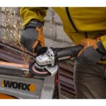WORX WX813 20Volt 4.0Ah. Li-ion Tek Akülü 115mm Kömürsüz Profesyonel Şarjlı Avuç Taşlama - Görsel 4