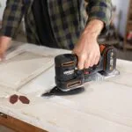 WORX WX820 20Volt 2.0Ah. Li-ion Profesyonel Devir Ayarlı Çok Amaçlı Şarjlı Zımpara - Görsel 9