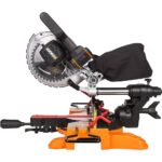 WORX WX845.9CB 20Volt/2.0Ah Li-ion Çift Akülü Şarjlı 216MM Profesyonel Kızaklı Gönye Kesme - Görsel 3