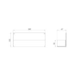 Baldacci Dekoratif Siyah Raf - Görsel 2