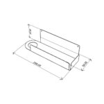 Baldacci Diş Fırçalık Tutuculu Raf - Görsel 2