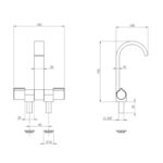 CAN Katlanır Krom Düz Kuğu Musluk - Görsel 2