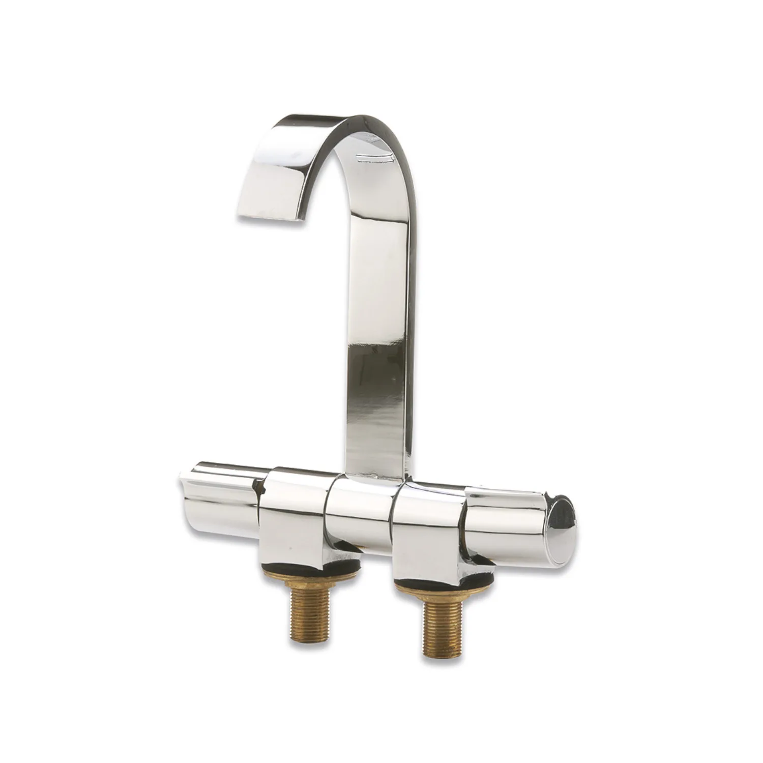 CAN Katlanır Krom Düz Kuğu Musluk - Görsel 1