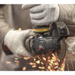 CAT DX31 18Volt/4.0Ah Li-ion Tek Akülü 115mm Kömürsüz Profesyonel Avuç Taşlama - Görsel 9