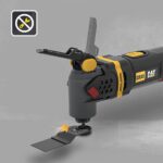 CAT DX41 18Volt/4.0Ah Li-ion Tek Akülü Kömürsüz Profesyonel Çok Amaçlı Devir Ayarlı Raspalama+14 Adet Aksesuar - Görsel 10