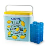 Coolist CLB24LM 24 Litre Limon Desenli Buzluk + 2 Adet 400gr. Buz Kaseti