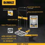 DEWALT DWT512 190Kg Profesyonel Katlanır El Arabası - Görsel 4