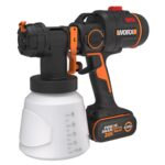 WORX WX020 20Volt 4.0Ah. Li-ion Tek Akülü Kömürsüz Devir Ayarlı Boya Tabancası + 4 Parça Yedek Nozul/Meme - Görsel 2