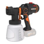 WORX WX020.9 20Volt Kömürsüz Devir Ayarlı Boya Tabancası + 4 Parça Yedek Nozul/Meme (Akü Dahil Değildir) - Görsel 2