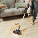 WORX WX038 20Volt 2.0Ah. Li-ion 105Watt Çift Akülü Kömürsüz Siklonik Sistem Şarjlı Dikey Süpürge - Görsel 3