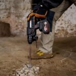 WORX WX381.9 20Volt 2J Profesyonel SDS-Plus Pnömatik Kırıcı/Delici + 3 Parça Delme Ucu (Akü Dahil Değildir) - Görsel 5