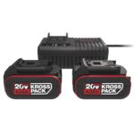 Kress KAD21 20Volt 4.0Ah Li-ion KrossPack 2 Adet Akü ve Akü Şarj Cihazı - Görsel 2