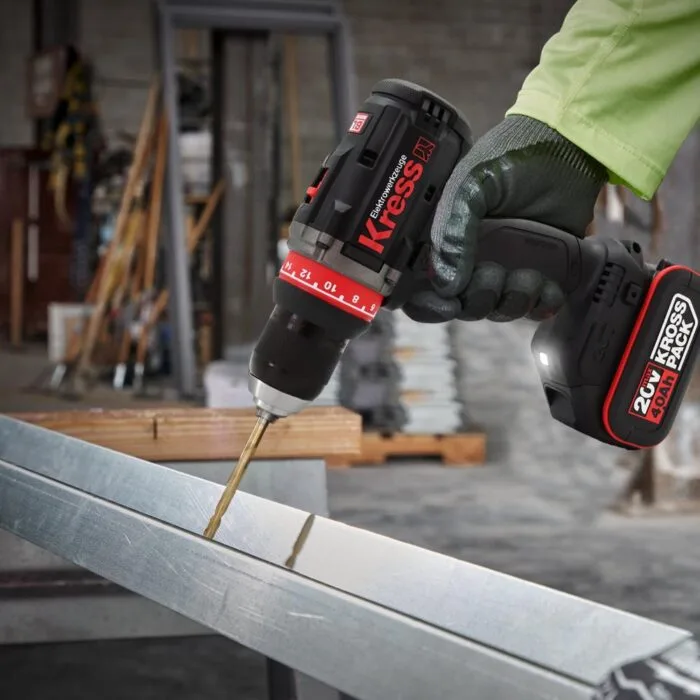 Kress KUA72.1 20Volt/4.0Ah Li-ion Çift Akülü Kömürsüz Profesyonel Şarjlı Matkap - Görsel 10