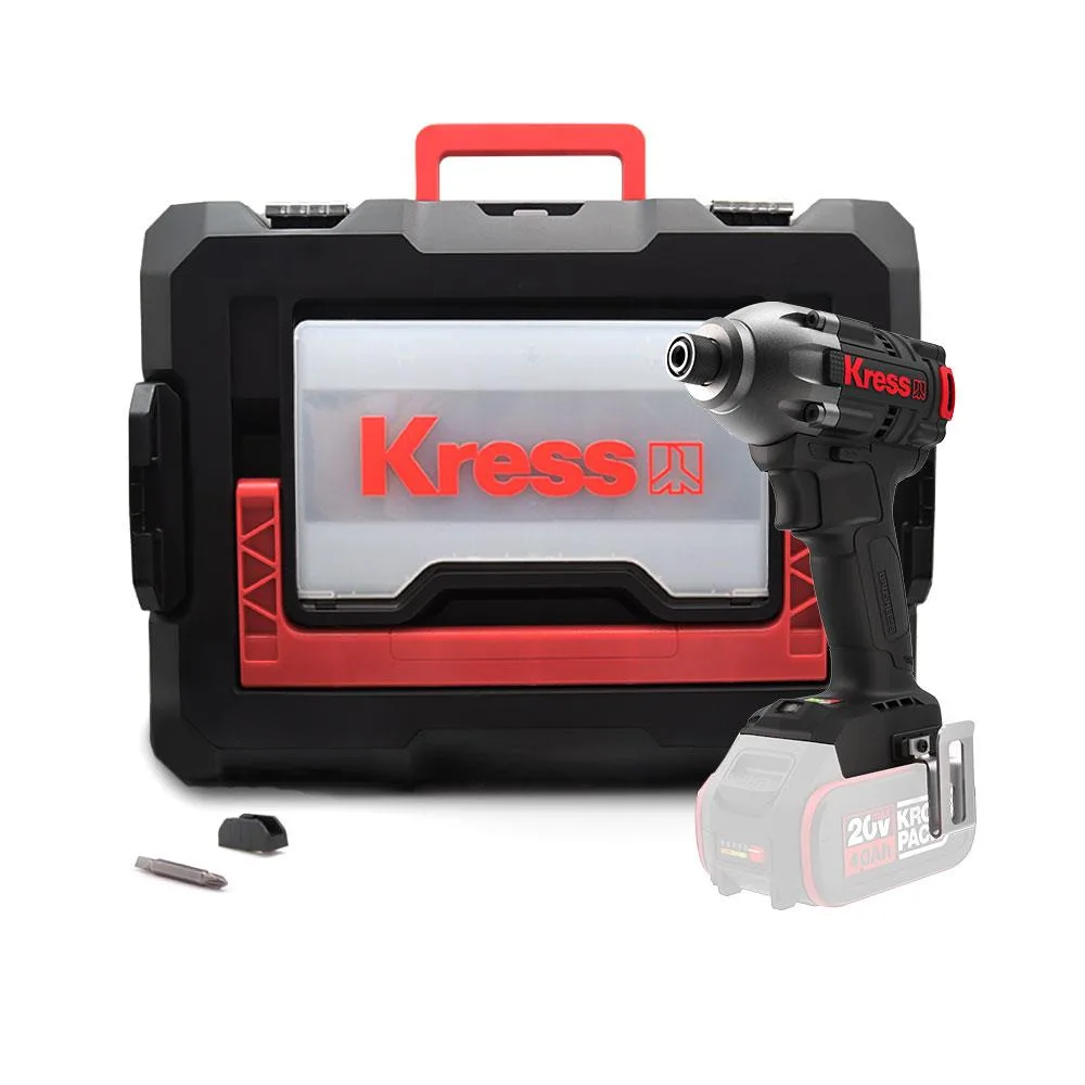 Kress KUB60.91 20Volt 230Nm Kömürsüz Profesyonel Şarjlı Darbeli Tornavida (Akü Dahil Değildir) - Görsel 1