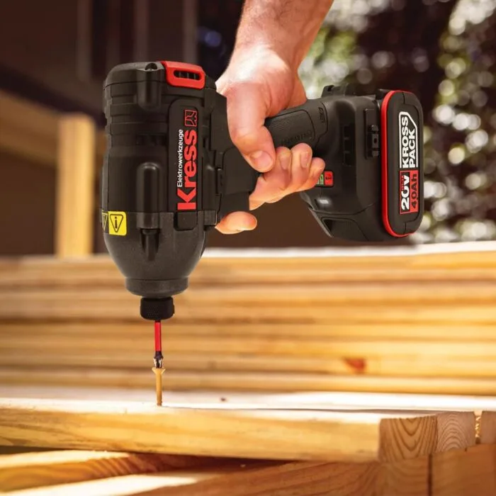 Kress KUB60.91 20Volt 230Nm Kömürsüz Profesyonel Şarjlı Darbeli Tornavida (Akü Dahil Değildir) - Görsel 5