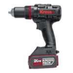 Kress KUC35 20Volt/4.0Ah Li-ion Çift Akülü Kömürsüz Profesyonel Şarjlı Darbeli Matkap - Görsel 2