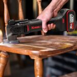 Kress KUD12.91 20Volt Kömürsüz Profesyonel Çok Amaçlı Kesme Raspalama ve Zımpara + 24 Parça Aks (Akü Dahil Değildir) - Görsel 5