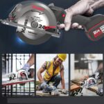 Kress KUE11 20Volt 4.0Ah. Li-ion 140MM Çift Akülü Kömürsüz Profesyonel Çok Amaçlı Daire Testere - Görsel 8