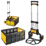 Stanley FT509 70Kg Katlanır Alüminyum El Arabası + FT505 25Kg Katlanır Çok Amaçlı Taşıma Sepeti - Görsel 2