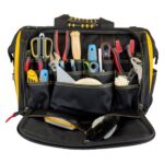 CAT DA980199 18'' Geniş Ağızlı 5 Bölmeli Ağır Hizmet Bez Alet Takım Çantası - Görsel 5