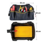 CAT DA980205 13'' Ağır Hizmet Bez Alet Takım Çantası - Görsel 7