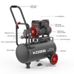 KOBB KBK25S 1.7HP 25Lt 8Bar Yağsız Sessiz Taşınabilir Hava Kompresörü - Görsel 4