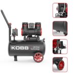 KOBB KBK25S 1.7HP 25Lt 8Bar Yağsız Sessiz Taşınabilir Hava Kompresörü - Görsel 6