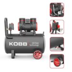 KOBB KBK50S 2.0HP 50Lt 8Bar Yağsız Sessiz Taşınabilir Hava Kompresörü - Görsel 6