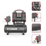 KOBB KBK8S 1.2HP 8Lt 8Bar Yağsız Sessiz Taşınabilir Hava Kompresörü - Görsel 6