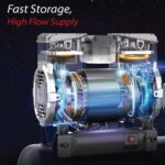 KOBB KBK8S 1.2HP 8Lt 8Bar Yağsız Sessiz Taşınabilir Hava Kompresörü - Görsel 7