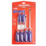 WORKPRO WP200504 6 Parça Profesyonel CR-V Manyetik Tornavida Seti - Görsel 5